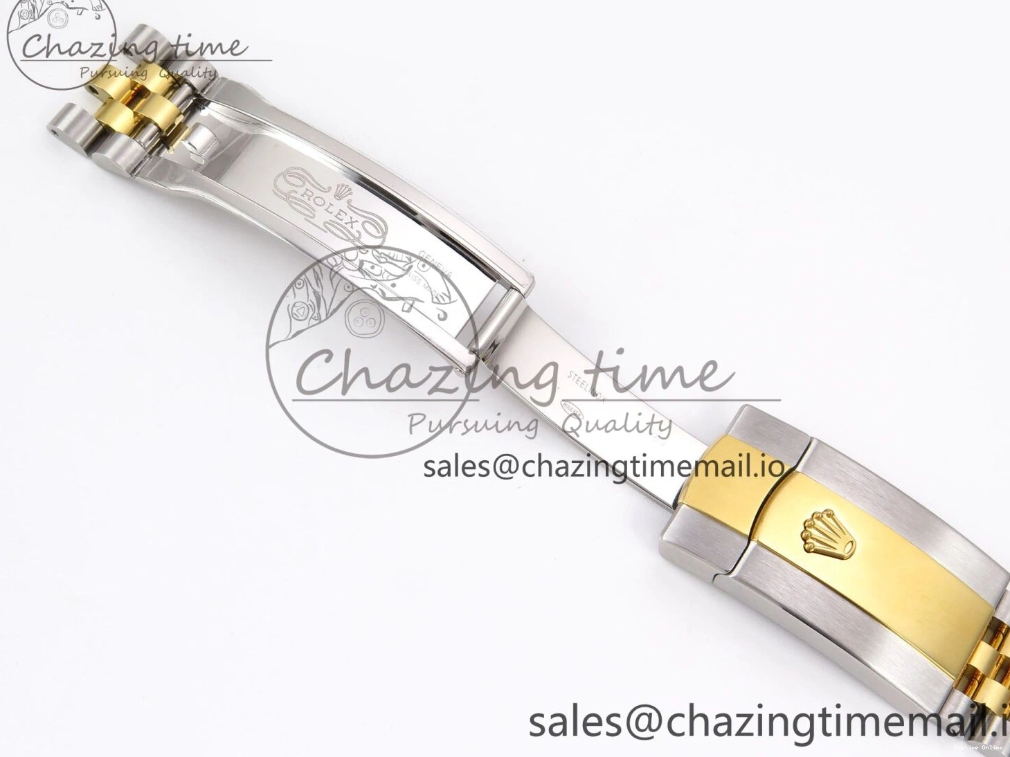 1220 Vibrant DateJust 41 126333 EWEF Best Edition YG Stick Dial on SS YG Jubilee Bracelet A 990